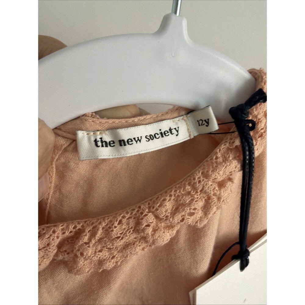 The New Society Ginevra Dress Apricot Size 12 NWT - Picture 5 of 7